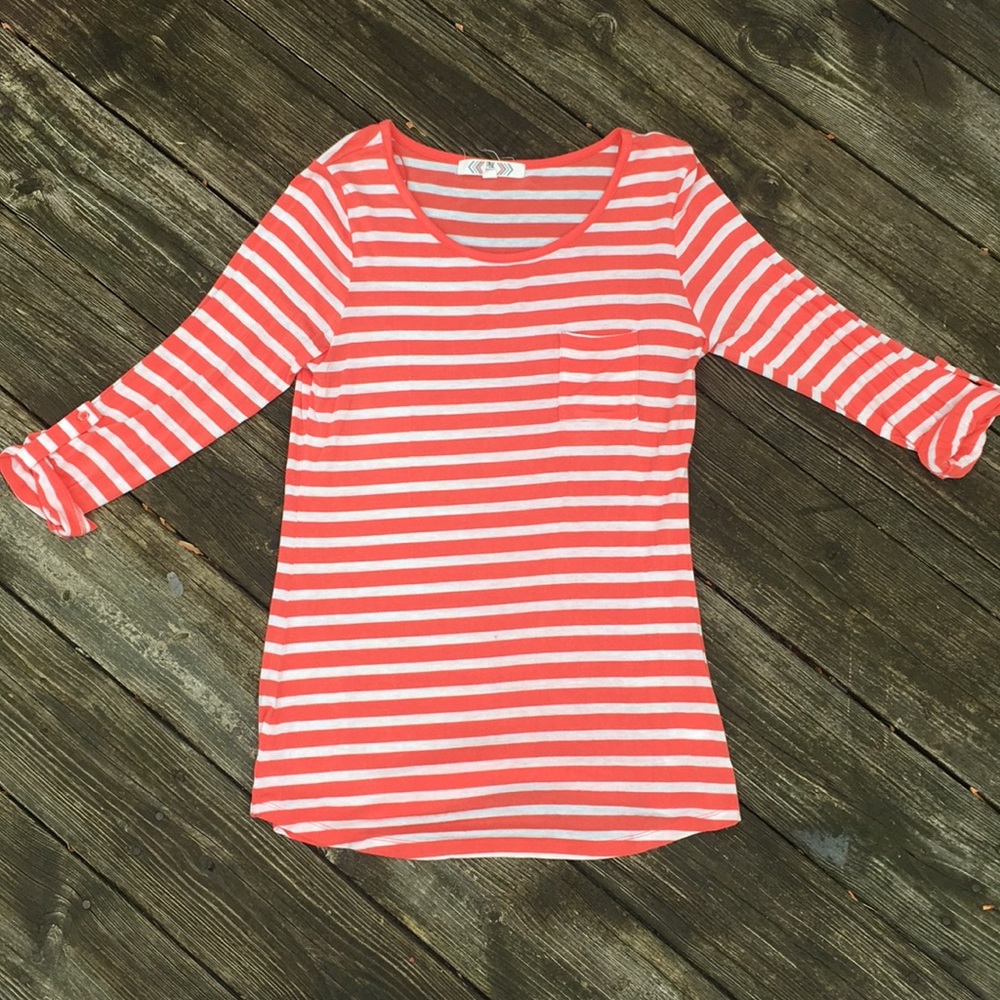 Juniors Pink Rose Top